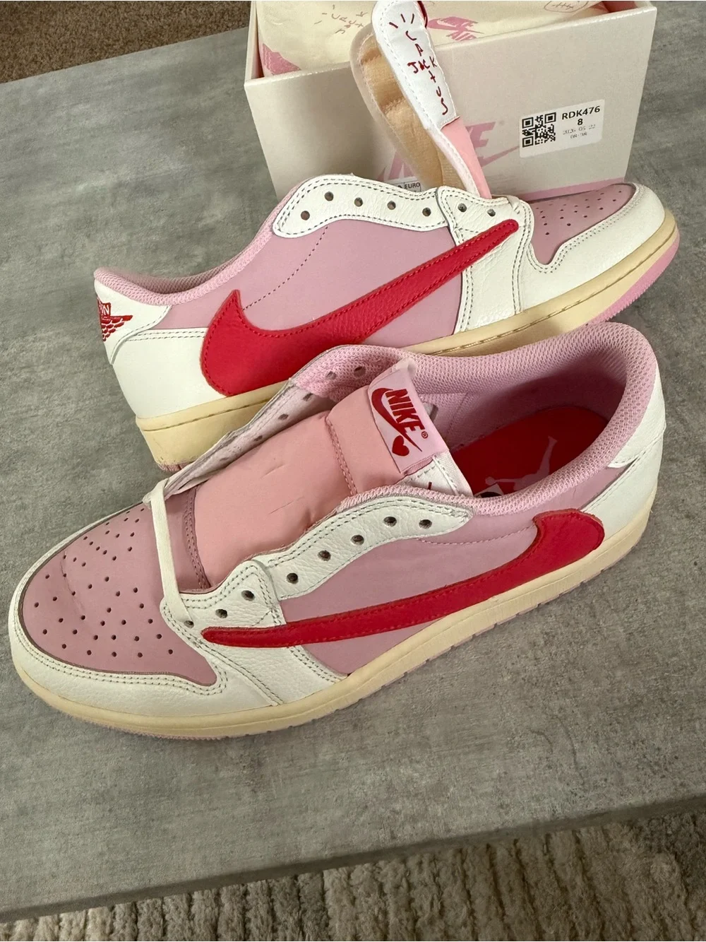 Jordan 1 Low Travis Scott Tropical Pink